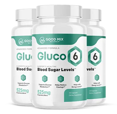 Gluco6 3-bottle package with Sweetly Slim and Neuro Nourish bonus eBooks