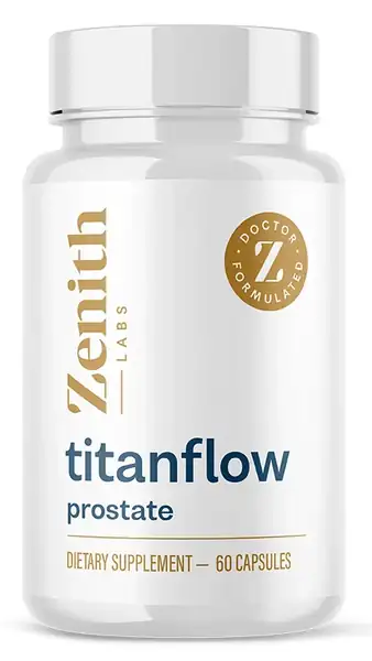 TitanFlow single bottle, 30-day supply