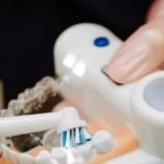 Older adult having a dental checkup